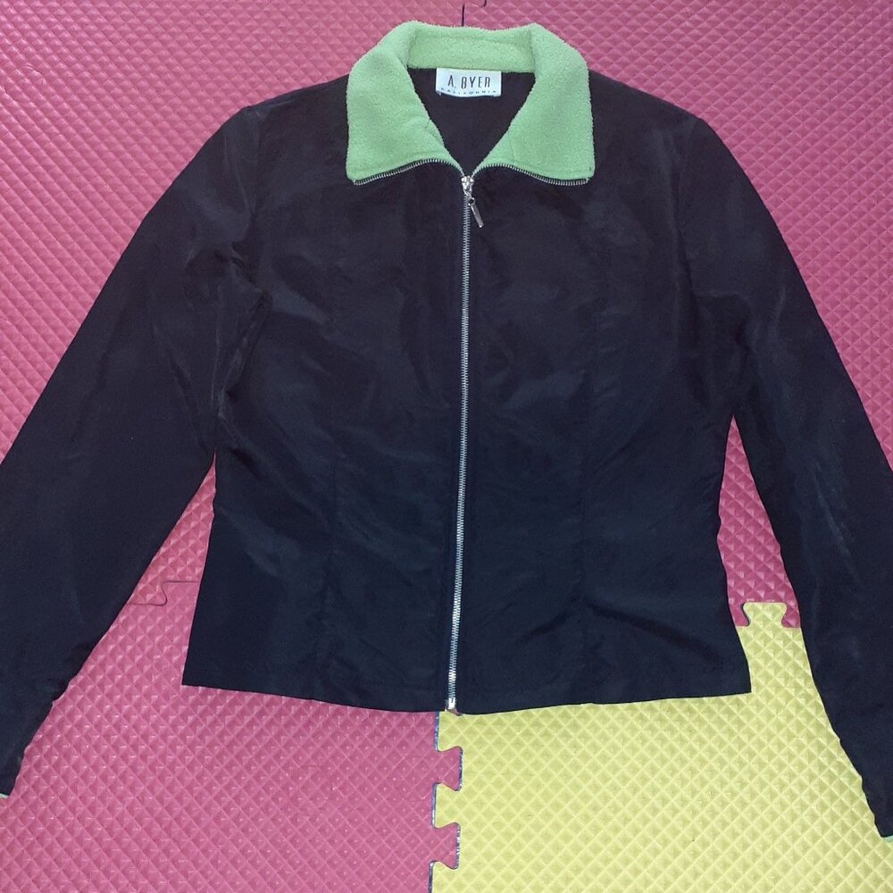 "A. Byer California" water-resistant nylon jacket, petites